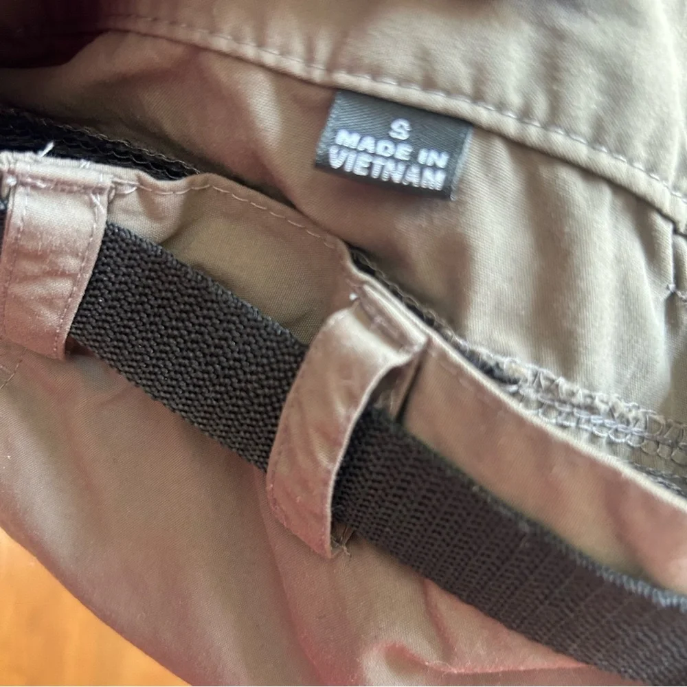 The North Face Zip Off Nylon Cargo Pants Army Green Small